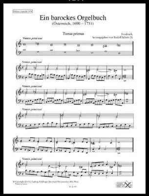 A Baroque Organ Book (Austria, 1690 - 1731) - Scholz - Book