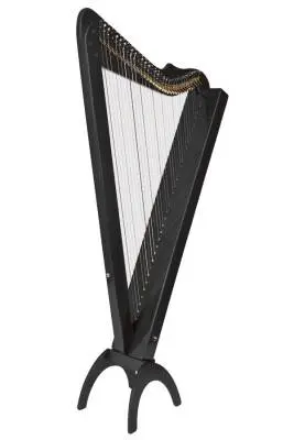 Harpsicle - Grand Harpsicle - 33 String - with Pickup, Black