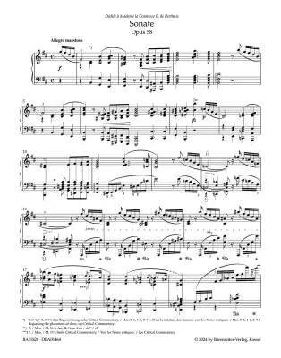 Sonata for Piano in B Minor Op. 58 - Chopin - Performance Score, Urtext Edition - Piano