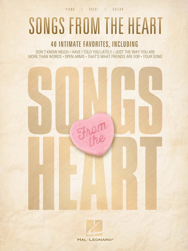 Songs From The Heart - Piano/Vocal/Guitar - Book