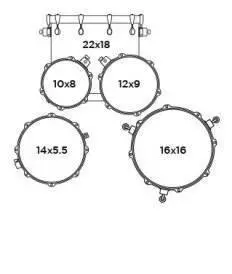 Armory 22,10,12,14,16-Inch Shell Pack - Magma Red