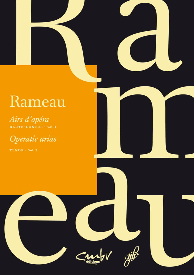 Airs d\'Opera / Operatic Arias.tenor, Volume 1 - Rameau - Vocal Score, Anthology, Urtext Edition