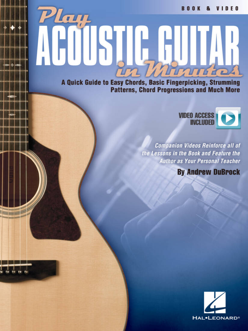 Play Acoustic Guitar In Minutes - DuBrock - Book/Video Online
