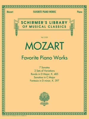 G. Schirmer Inc. - Favorite Piano Works - Mozart - Book