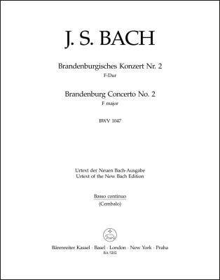 Brandenburg Concerto No. 2 in F Major BWV 1047 - Bach - Part, Urtext Edition