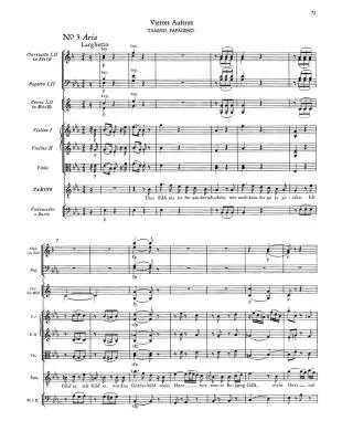 The Magic Flute K. 620 - Mozart - Complete Edition, Score, Urtext Edition