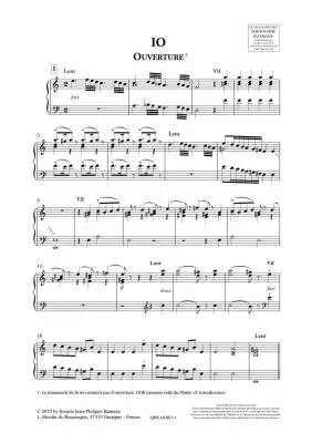 Lo Rct 45 - Rameau - Vocal Score, Urtext Edition - Orchestra