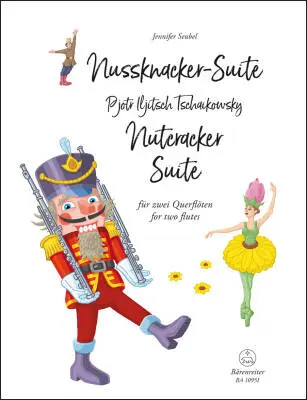 Baerenreiter Verlag - Nutcracker Suite for Two Flutes - Tchaikovsky - Performance Score - Flute