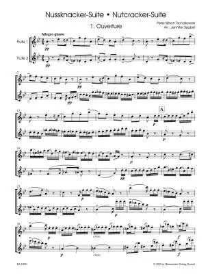 Nutcracker Suite for Two Flutes - Tchaikovsky - Performance Score - Flute