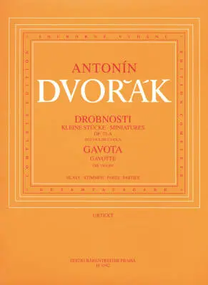 Baerenreiter Verlag - Kleine Stucke Op. 75a / Gavotte B 164 fur Zwei Violinen und Viola oder Drei Violinen - Dvorak - Set of Parts - Violin, Viola