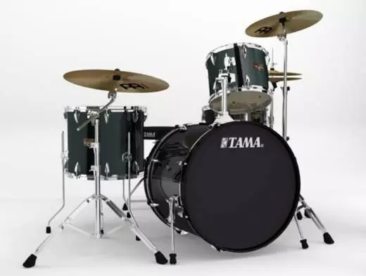 Imperial Star 4 Piece Kit w/Cymbals and Hardware - Black Finish