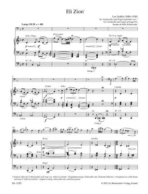 From Jewish Life - Performance Score, Parts, Anthology - Viola, Violoncello, Organ