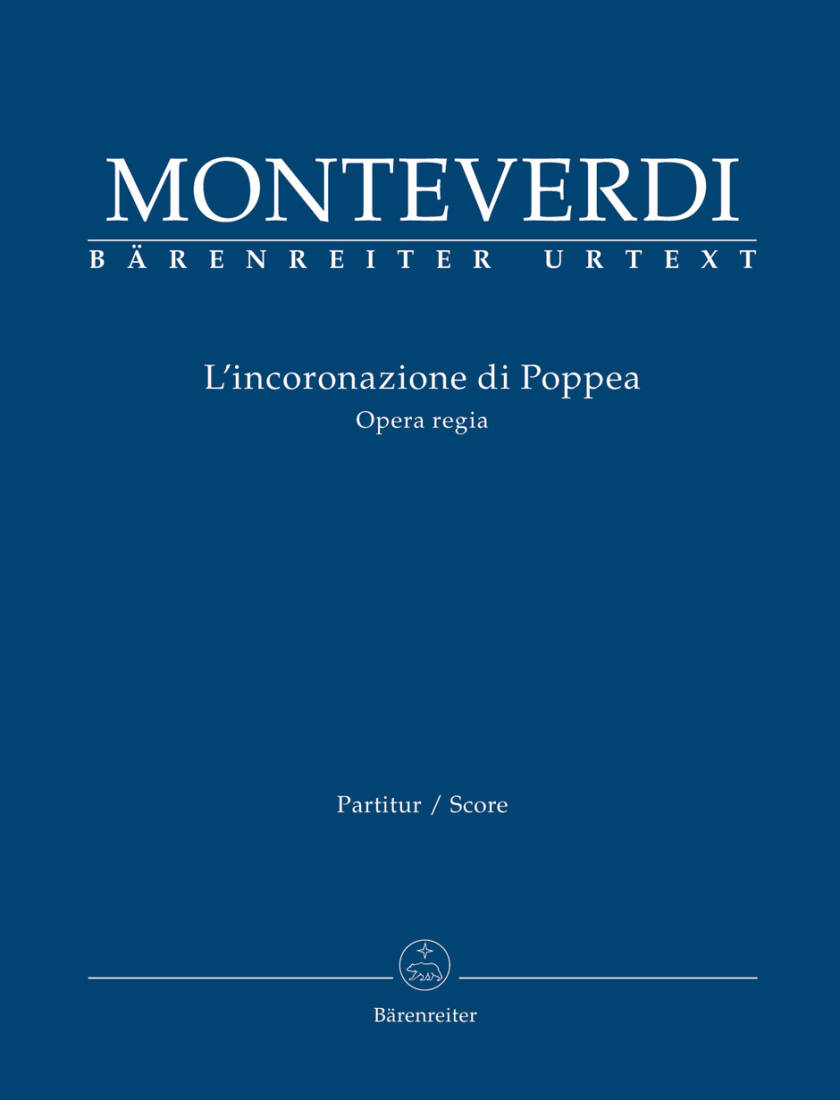 l\'Incoronazione Di Poppea - Monteverdi - Score, Urtext Edition - Soloists, String Orchestra