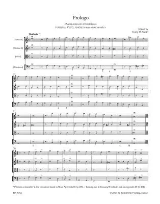 l\'Incoronazione Di Poppea - Monteverdi - Score, Urtext Edition - Soloists, String Orchestra