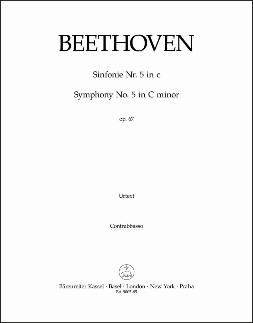 Symphony No. 5 in C Minor Op. 67 - Beethoven - Part, Urtext Edition