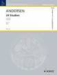 Schott - 24 Studies, Op. 21 for Solo Flute - Andersen - Book