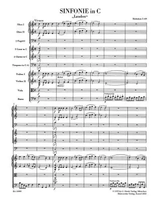 Symphony in C Major Hob. I:69 - Haydn - Score, Urtext Edition - Orchestra