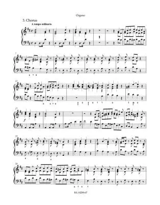 Zadok the Priest HWV 258 - Handel - Organ Part, Urtext Edition