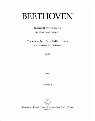 Concerto for Pianoforte and Orchestra No. 5 in E-flat Major Op. 73 - Beethoven - Part, Urtext Edition - Piano, Orchestra