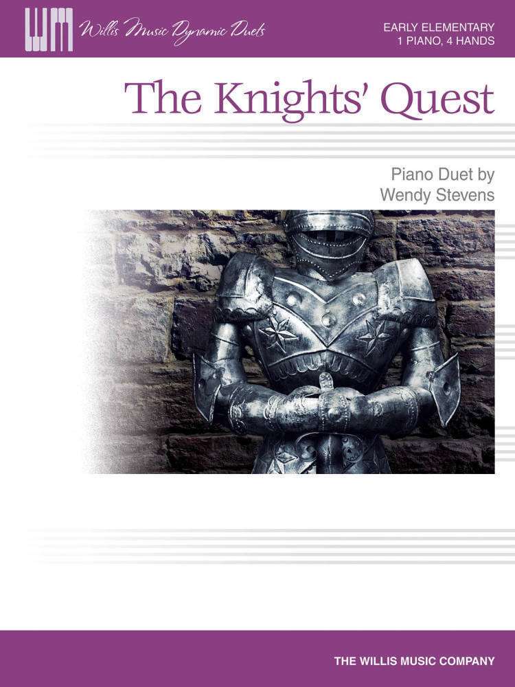 The Knights\' Quest - Stevens - Piano Duet, 1 Piano 4 Hands