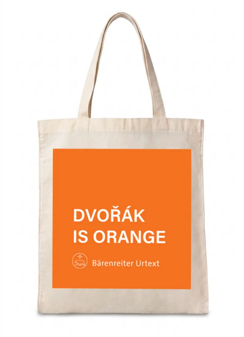 Tote Bag with Handles - Dvorak is Orange