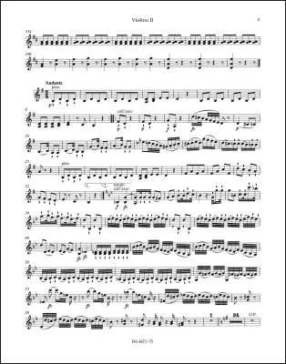 London Symphony No. 8 in D Major Hob.I:101 \'\'the Clock\'\' - Haydn - Violin II Part, Urtext Edition