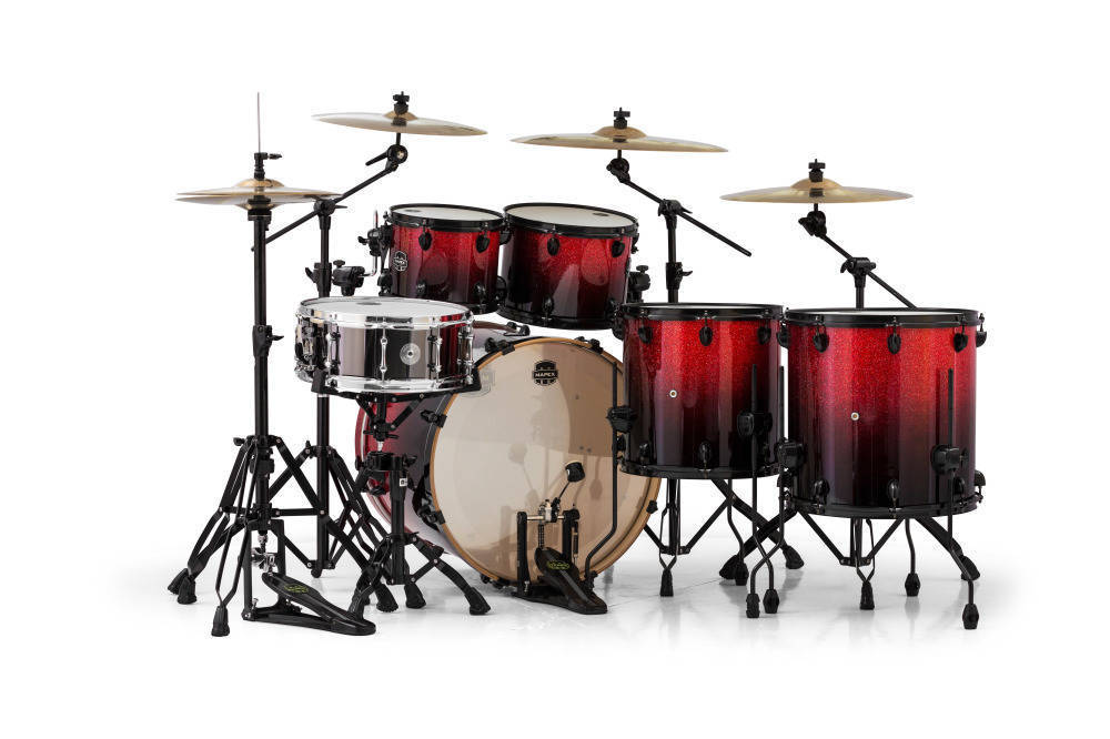 Armory 22,10,12,14x2,16-Inch 6-Piece Shell Pack - Magma Red