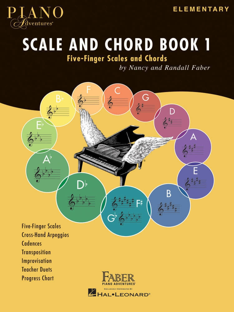 Piano Adventures Scale and Chord Book 1 - Faber/Faber - Piano