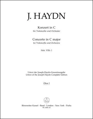 Concerto for Violoncello and Orchestra in C Major Hob.viib:1 - Haydn - Wind Set, Urtext Edition