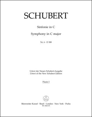 Symphony No. 6 in C Major D 589 - Schubert - Wind Set, Urtext Edition