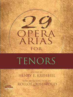 29 Opera Arias For Tenors (Collection) - Krehbiel - Voice/Piano - Book