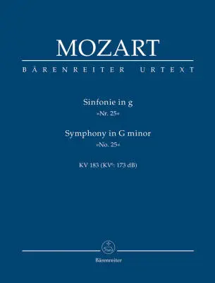 Baerenreiter Verlag - Symphony No. 25 in G Minor K. 183 - Mozart - Study Score, Urtext Edition