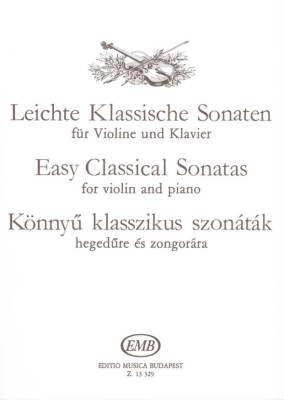 Editio Musica Budapest - Easy Classical Sonatas - Lenkey - Violin/Piano
