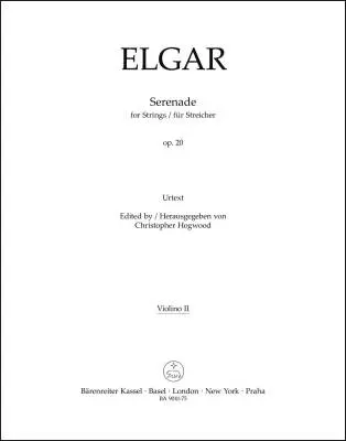Serenade for Strings Op. 20 - Elgar - Violin II Part, Urtext Edition