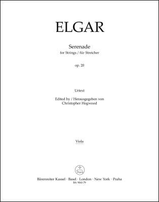Serenade for Strings Op. 20 - Elgar - Viola Part, Urtext Edition
