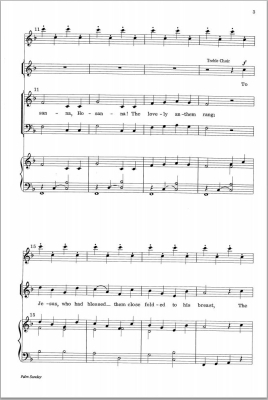 Palm Sunday - Young - SATB/Unison Treble