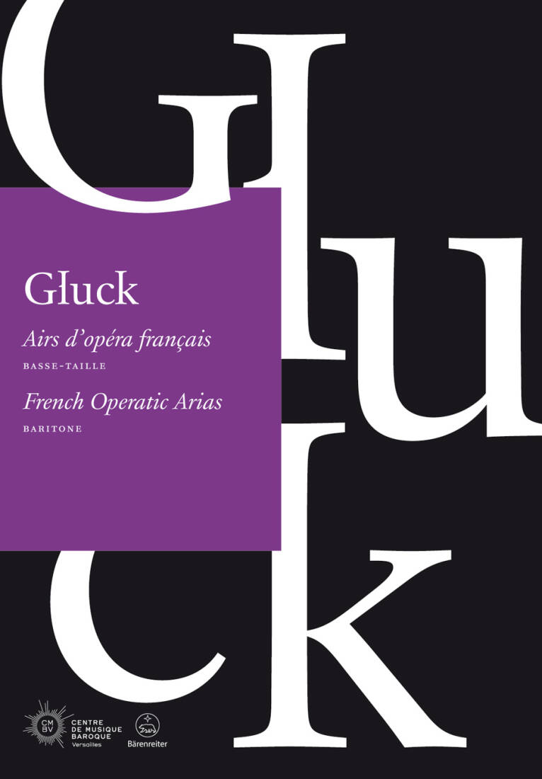 French Operatic Arias - Gluck - Vocal Score, Anthology - Solo Singer, Piano