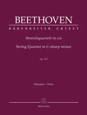 Baerenreiter Verlag - String Quartet in C-sharp Minor Op. 131 - Beethoven - Set of Parts, Urtext Edition - String Quartet