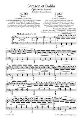 Samson et Dalila - Saint-Saens - Vocal Score, Urtext Edition - Vocal, Mixed Choir, Orchestra