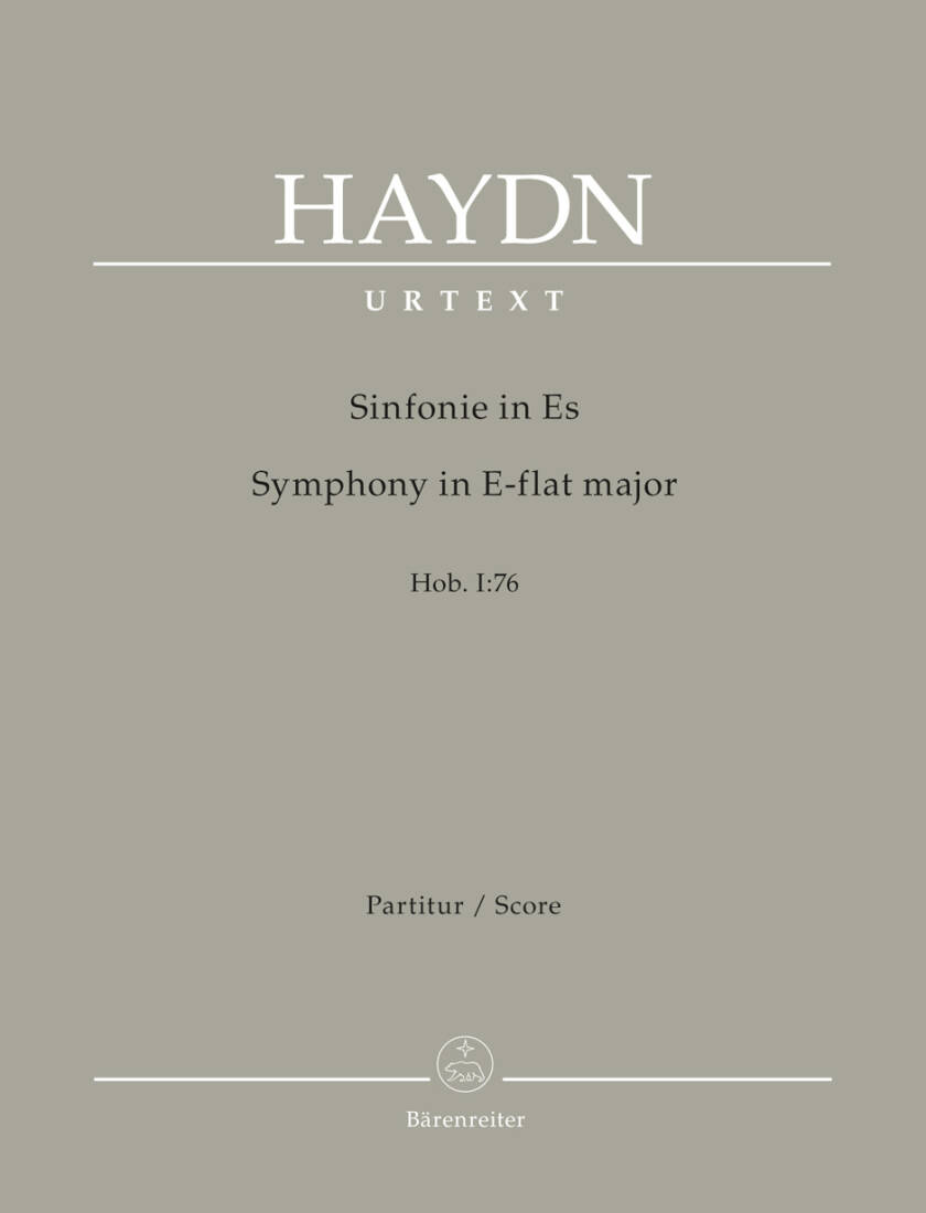 Symphony in E-flat Major Hob. I:76 - Haydn - Score, Urtext Edition - Orchestra