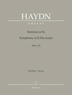 Baerenreiter Verlag - Symphony in E-flat Major Hob. I:76 - Haydn - Score, Urtext Edition - Orchestra