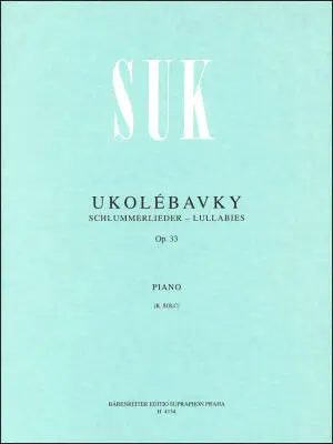 Baerenreiter Verlag - Schlummerlieder Op. 33 - Suk - Performance Score - Piano