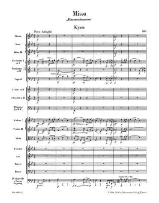 Missa in B-flat Major Hob.XXII:14 \'\'Harmony Mass\'\' - Haydn - Score, Urtext Edition - Soloists, Choir, Orchestra, Organ
