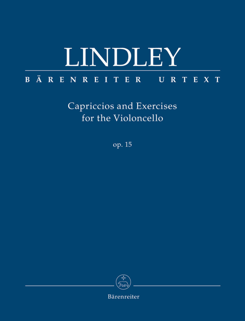 Capriccios and Exercises for the Violoncello Op. 15 - Lindley - Performance Score, Urtext Edition, Anthology - Violoncello