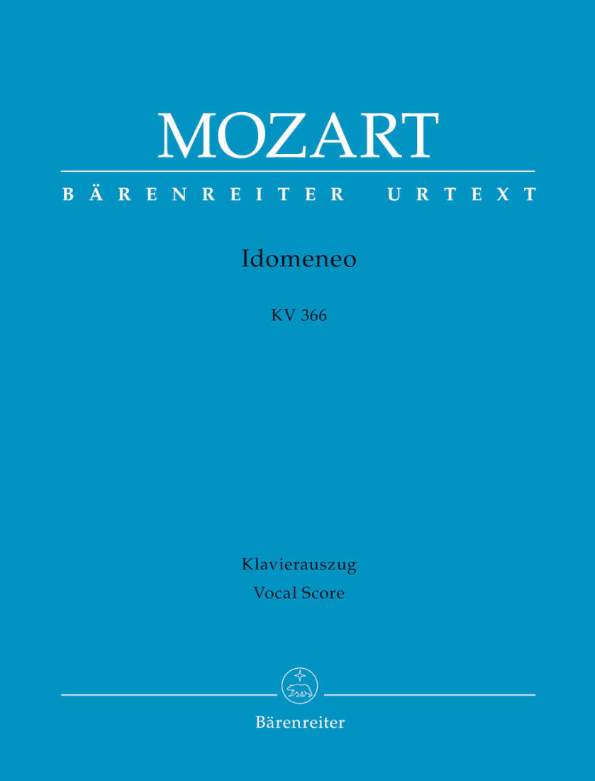 Idomeneo K. 366 - Mozart - Vocal Score, Urtext Edition