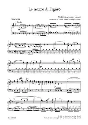 The Marriage of Figaro K. 492 - Mozart - Vocal Score, Urtext Edition
