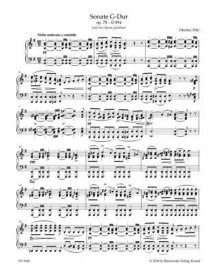 Piano Sonatas - Schubert - Performance Score, Anthology, Urtext Edition - Piano