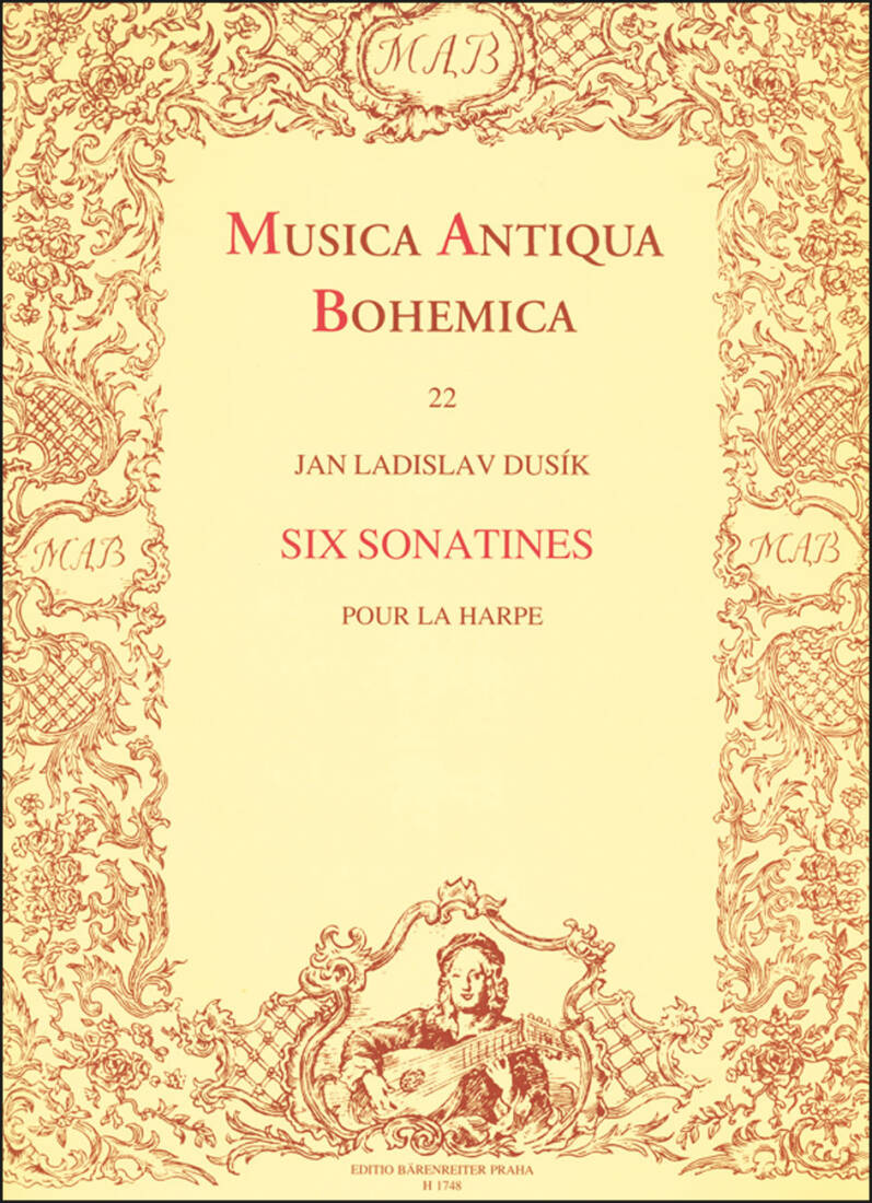 Six Sonatines pour la Harpe - Dusik - Performance Score - Harp