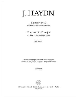 Baerenreiter Verlag - Concerto for Violoncello and Orchestra in C Major Hob.viib:1 - Haydn - Part, Urtext Edition