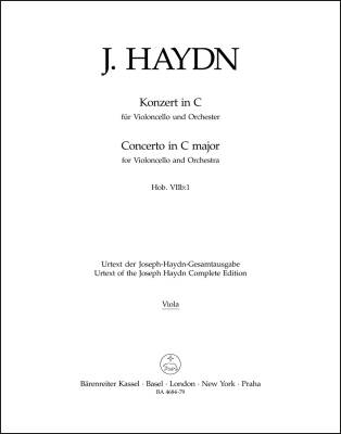 Concerto for Violoncello and Orchestra in C Major Hob.viib:1 - Haydn - Part, Urtext Edition